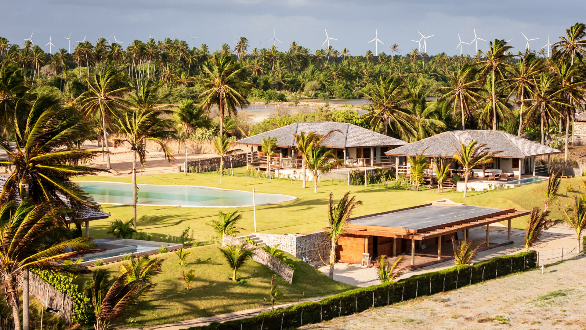 Imagem de Luxuoso bangalô em condomínio à beira mar na Ilha do Guajiru - Casa Suíça Kite Villas